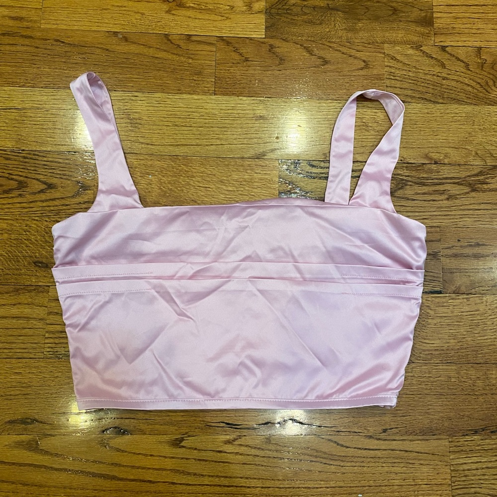New fashion nova satin top